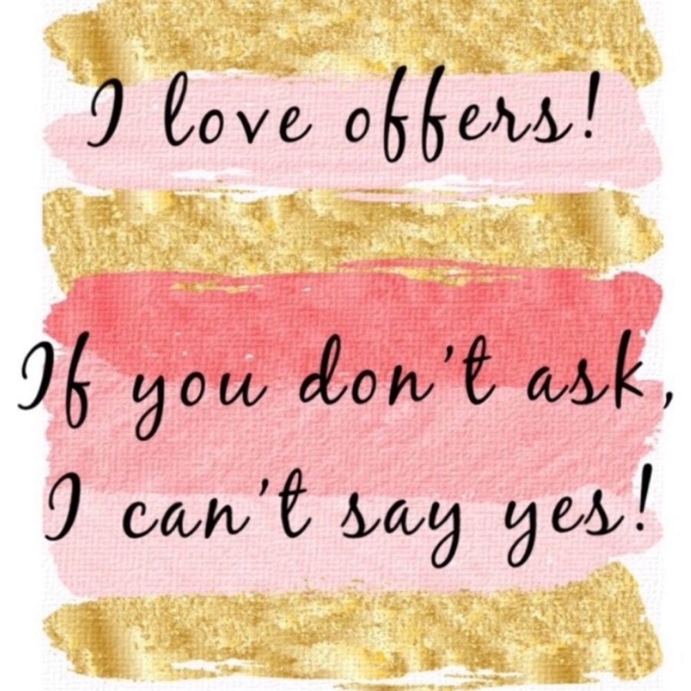 Everything is negotiable!!